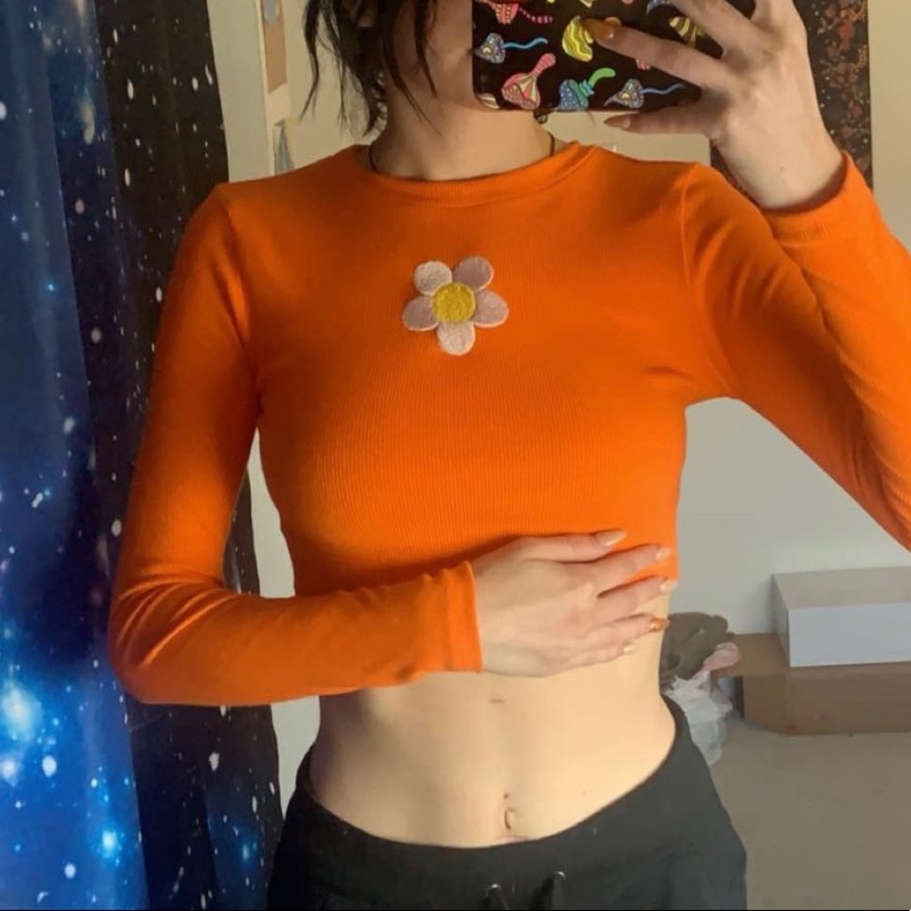 Cropped Orange Top